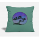 Hollow Tree Cypress Green Pillow